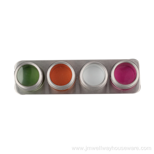 Multi-colored Stainless Steel Spice Jar